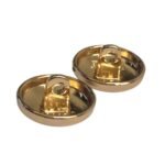 Botão Liso 15mm Dourado - 1 Und - Imagem 3