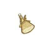 Pingente Oxum Orixá 30mm Dourado - 1 Und - Imagem 3