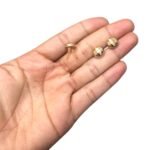 Pé Para Bolsa 10x14mm Dourado - 4 Unds - Imagem 2