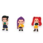 Aplique Emborrachado Guerreiras Kpop 3,5cm - 1 Und