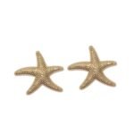 Botão Estrela Do Mar 50mm Dourado – 1 Und