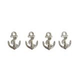 Pingente Âncora 12x17mm Abs Níquel - 5 Unds