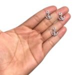 Pingente Âncora 12x17mm Abs Níquel - 5 Unds - Imagem 2