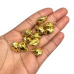 Conta Entremeio Búzio 18mm Resina Dourado – 20 Gramas - Imagem 2