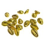 Conta Entremeio Búzio 18mm Resina Dourado – 20 Gramas