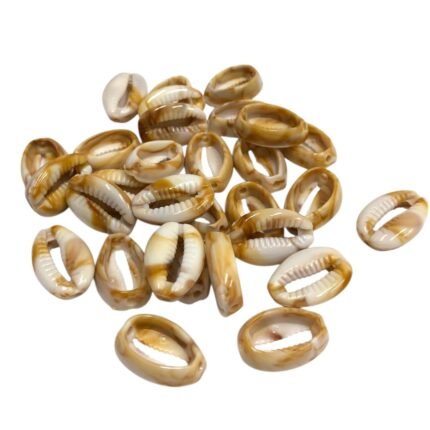 Conta Entremeio Búzio 20mm Resina – 20 Gramas