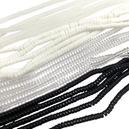 Fio Rondela Achatado 3x6mm Vidro - 1 Fio